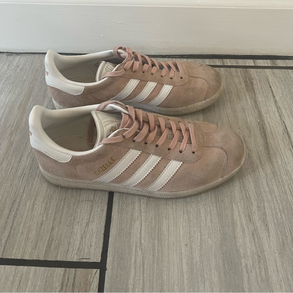 Adidas Gazelle Sneakers in Halo Blush